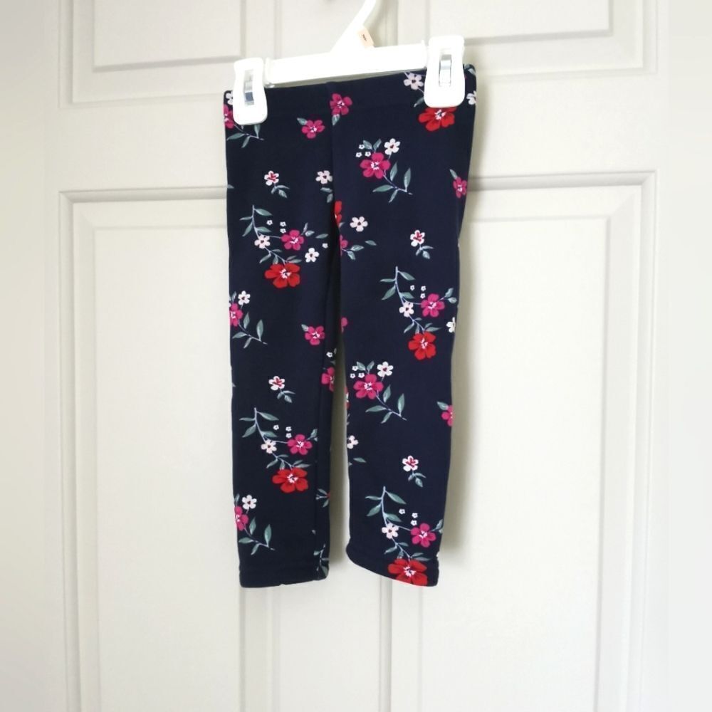3/$15 Carter's fleece lined leggings size 2